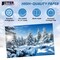 Better Office Products All Occasion Greeting Cards & Envs, 4in. x 6in. 6 Winter Landscape Snow Designs, Blank Inside, 50PK 64578 - alternate 3